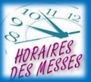 Horaires et lieux des cérémonies